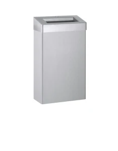 Kosz Stella na odpady 30 L z pokrywą otwartą/ stal nierdzewna szczotkowana