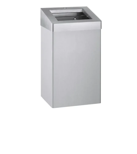 Kosz Stella na odpady 49 L z pokrywą otwartą/ stal nierdzewna szczotkowana