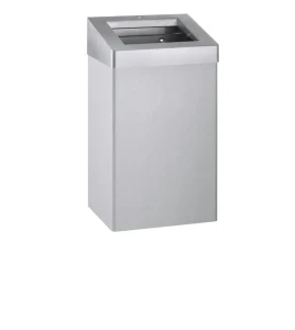 Kosz Stella na odpady 49 L z pokrywą otwartą/ stal nierdzewna MAT