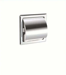 Uchwyt do papieru toaletowego Stella / do zabudowy w ścianie / chrom