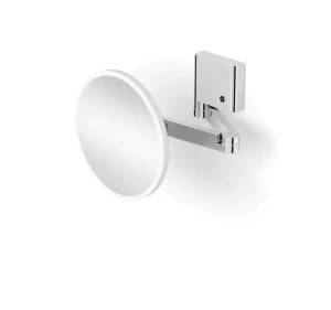 Lusterko kosmetyczne Stella powiększające 5x z podświetleniem LED / chrom