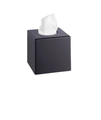 Dyspenser Stella do chusteczek higienicznych kostka / ABS czarny MAT