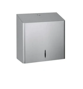 Pojemnik MAXI na ręczniki papierowe składane Stella / stal nierdzewna mat