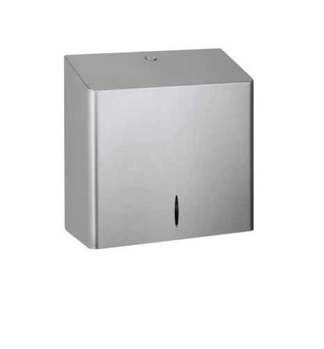 Pojemnik MAXI na ręczniki papierowe składane Stella / stal nierdzewna mat