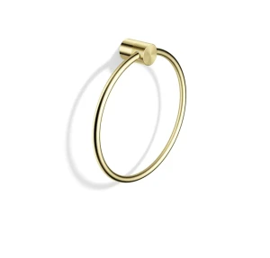 Wieszak na ręcznik – kółko Stella Megan / złoty champagne szczotkowany