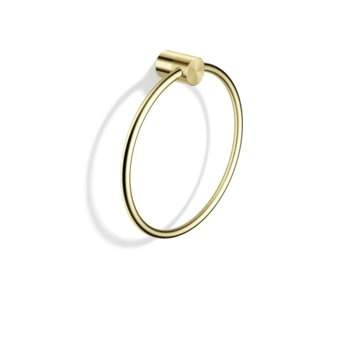 Wieszak na ręcznik – kółko Stella Megan / złoty champagne szczotkowany