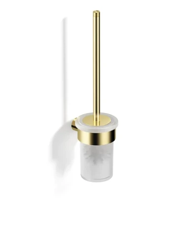 Szczotka WC wisząca Stella Megan / złoty champagne szczotkowany
