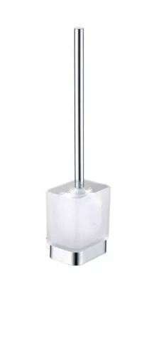 Szczotka WC wisząca Stella OSLO / chrom, szkło matowe