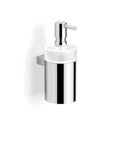 Dozownik do mydła w płynie Stella SOUL / metalowa obudowa, szkło matowe