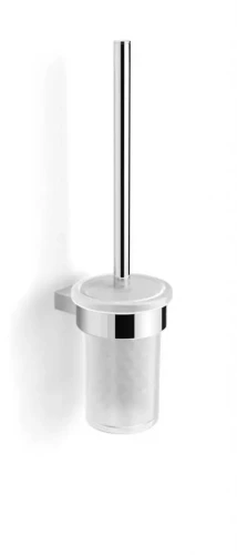 Szczotka WC wisząca Stella SOUL / chrom, szkło matowe