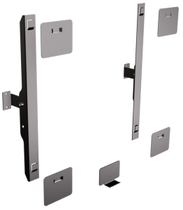 ANDEX Uchwyty do lustra uchylnego bez ramy (Chrom)