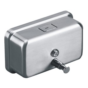 Poziomy dozownik mydła w płynie ze stali nierdzewnej 1,2l MAT