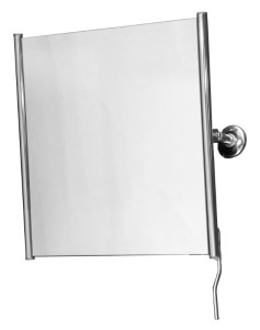 Lustro uchylne w bocznej ramie 60x60 z rączką INOX