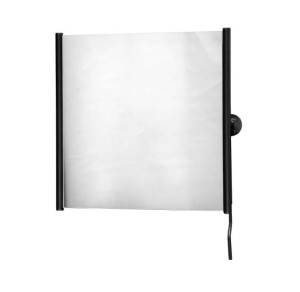 Lustro uchylne w bocznej ramie 60x60 z rączką Czarne