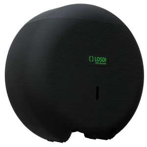 LOSDI Podajnik do Papieru Toaletowego Jumbo Kolor Czarny MATT ECO LUXE