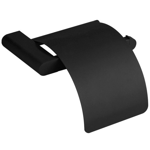 Uchwyt papieru toaletowego z klapką Sydney Black