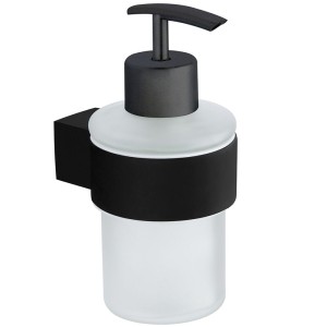 Dozownik mydła naścienny Sydney Black