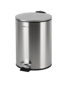 Kosz pedałowy Stella BUDGET okrągły 3 L, soft close / stal nierdzewna satyna