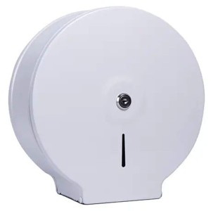 Podajnik Stalowy do Papieru Toaletowego Kolor Biały