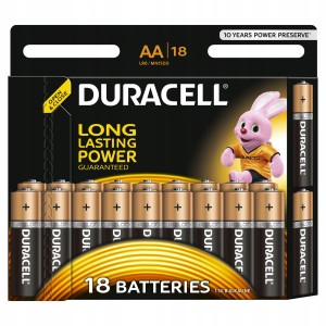 Bateria Alkaliczna Duracell AA 18szt.