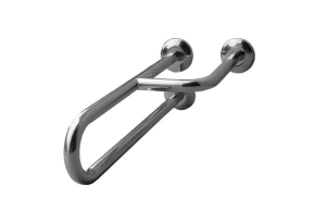 Poręcz umywalkowa trójnóg prawa 55 cm FI 32 Stal nierdzewna