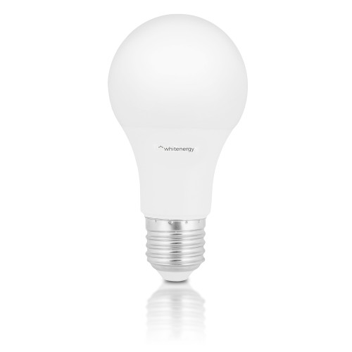 Whitenergy Żarówka LED|9xSMD2835|A60|E27|10W|806lm|Ciepła biała|Mleczna| 180°