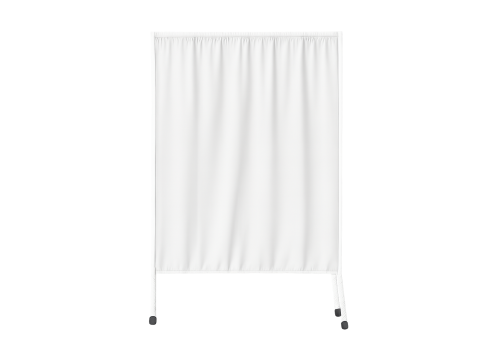 Parawan medyczny lekarski biały - składany