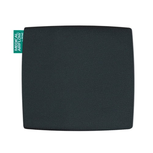 Pokrowiec AIRFLOW 40x40 cm na Poduszkę Oparcia Wózka Inwalidzkiego z Gumami - Czarny
