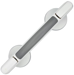Uchwyt łazienkowy na przyssawki ABS/PCV 33 cm chrom