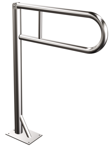 ANDEX Uchwyt podłogowy uchylny 60cm Ø32 połysk