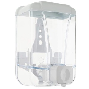 deClean Dozownik do Mydła w Płynie 500ml Transparentny Biały