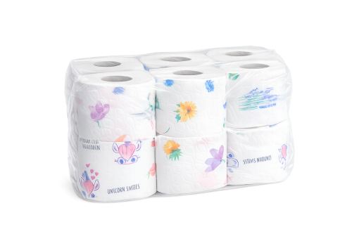 Papier toaletowy 3-warstwowy – 100% celuloza – 24 rolki – II Gatunek