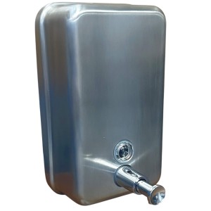 deClean Dozownik Stalowy 1000ml do Mydła w Płynie HS164
