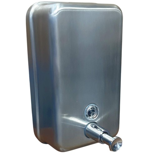deClean Dozownik Stalowy 1000ml do Mydła w Płynie HS164