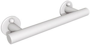 Uchwyt prysznicowy ANDEX dla osób starszych i niepełnosprawnych 27 cm biały stal nierdzewna