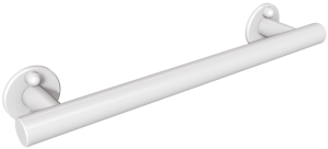 Uchwyt prysznicowy ANDEX dla osób starszych i niepełnosprawnych 37 cm biały stal nierdzewna