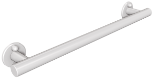 Uchwyt prysznicowy ANDEX dla osób starszych i niepełnosprawnych 47 cm biały stal nierdzewna