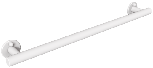 Uchwyt prysznicowy ANDEX dla osób starszych i niepełnosprawnych 57 cm biały stal nierdzewna