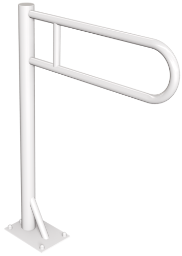 ANDEX Uchwyt podłogowy stały 60cm biały