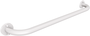 Uchwyt naścienny prosty 60 cm stal nierdzewna Biały