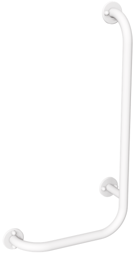 ANDEX Uchwyt kątowy lewy 60 x 30 cm biały