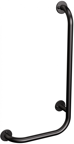 ANDEX Uchwyt kątowy lewy 60 x 30 cm czarny