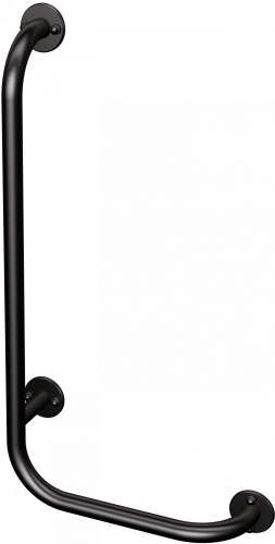 ANDEX Uchwyt kątowy prawy 60 x 30 cm czarny