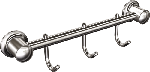 Wieszak na ręczniki 3-hakowy (Chrom)