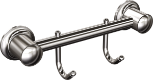 Wieszak na ręczniki 2-hakowy (Chrom)