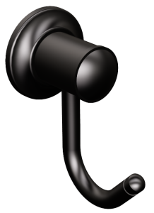 Wieszak na ręczniki Andex 1-hakowy czarny