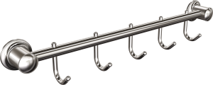 Wieszak na ręczniki 5-hakowy (Chrom)