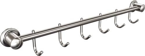 Wieszak na ręczniki 6-hakowy (Chrom)