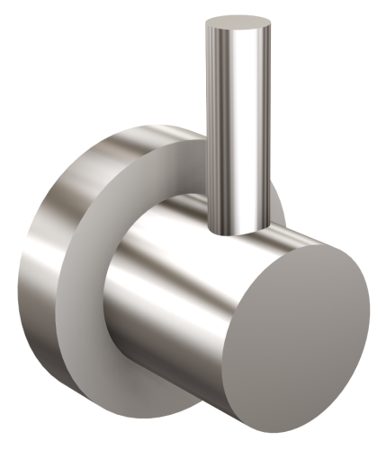 Wieszak 1-hakowy dł. 3 cm 465/SG INOX