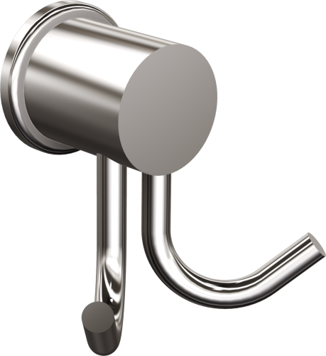 Wieszak na ręczniki ANDEX  podwójny połysk